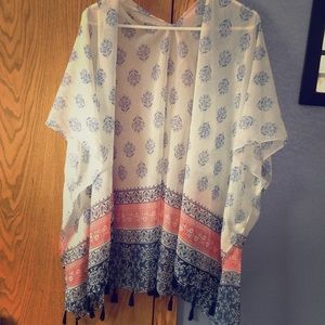 One size fits all very thin cardigan